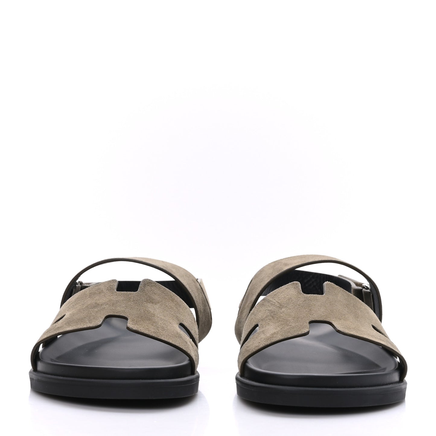 Suede Goatskin Mens Genius Sandals 43 Vert Toundra