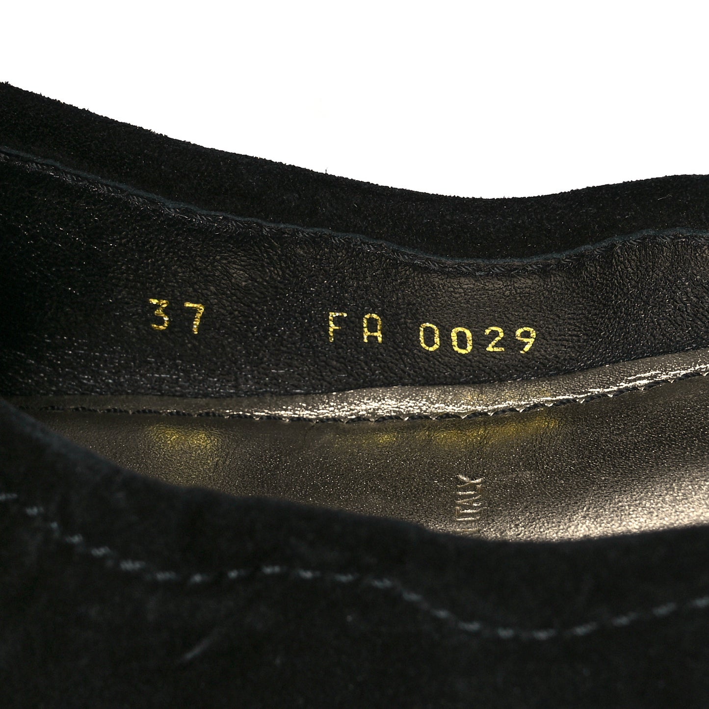 Suede Lovely Ballet Flats 37 Black