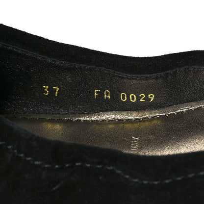 Louis Vuitton Suede Lovely Ballet Flats 37 Black 8 of 8