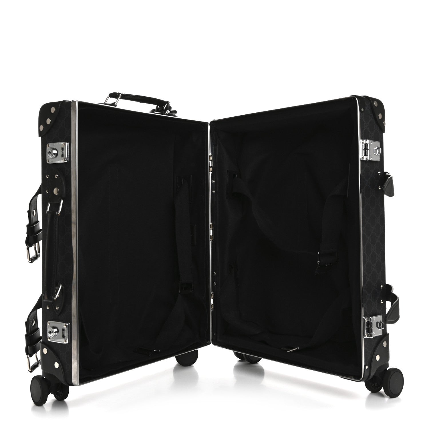 Gucci GG Supreme Monogram Globe-Trotter Carry-On Black 4 of 18