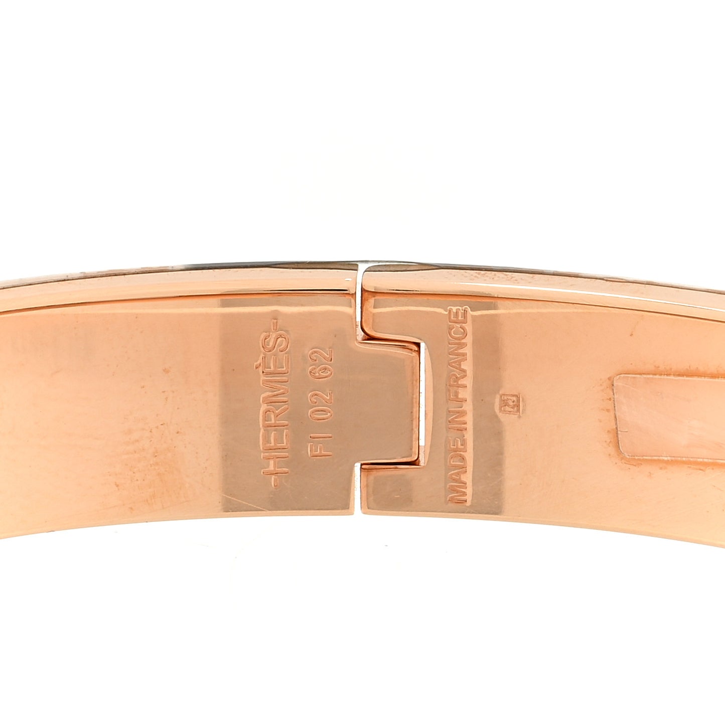Enamel Printed Narrow Cliquetis Clic Clac H Bracelet GM Ultra Pink
