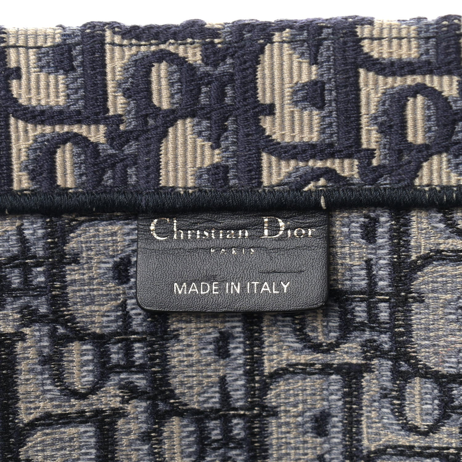 Christian Dior Oblique Book Tote Blue Multicolor 6 of 11