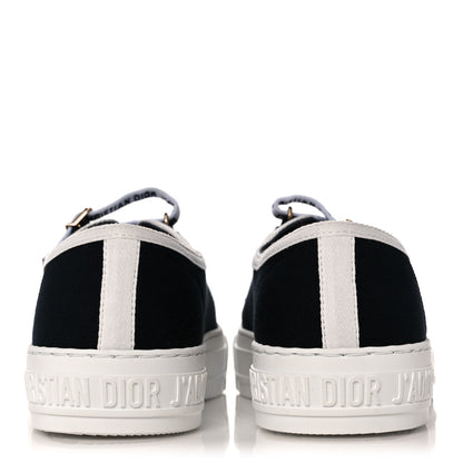 Christian Dior Canvas Walk'N'Dior Low Top Sneakers 38 Black 5 of 9
