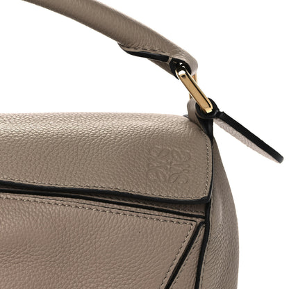 Loewe Grained Calfskin Small Puzzle Bag Sand 9 of 10