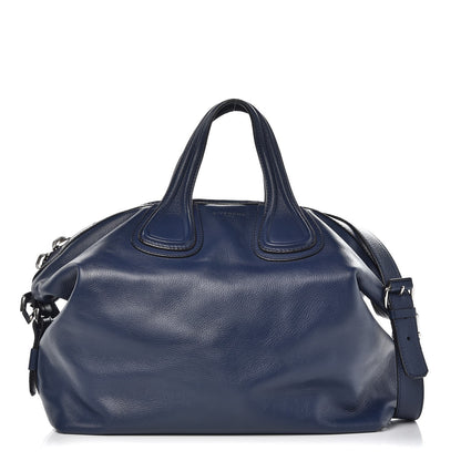 Givenchy Waxy Grained Calfskin Medium Nightingale Deep Blue 1 of 8