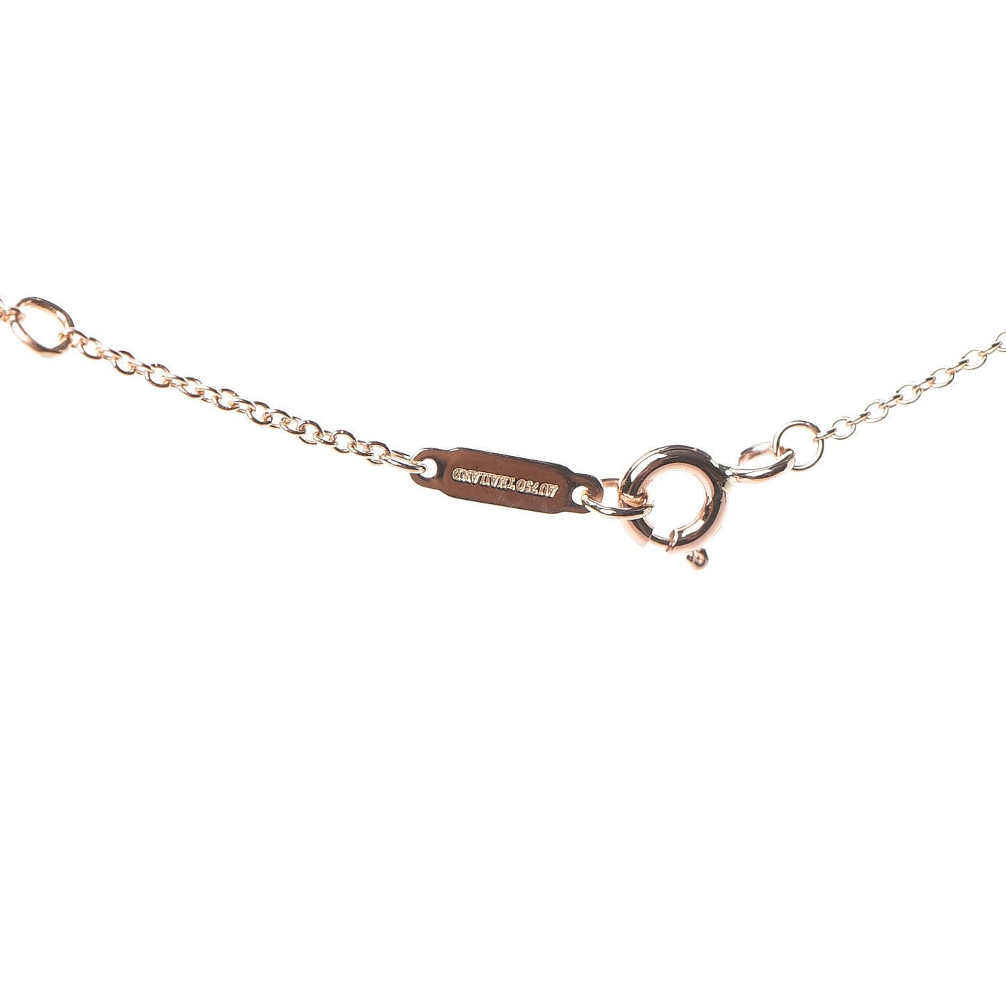 18K Rose Gold Diamond Mini Heart Pendant Necklace