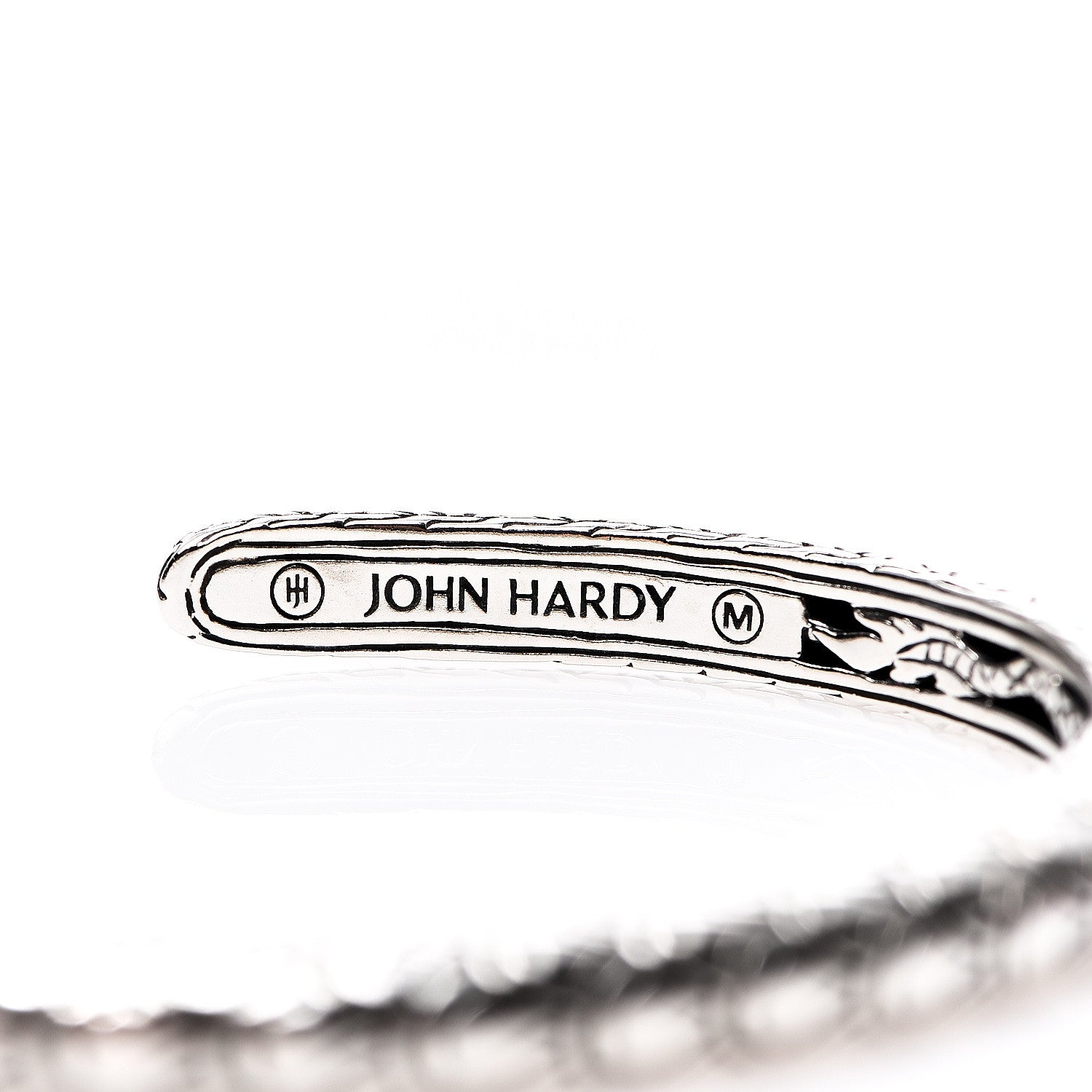 John Hardy Sterling Silver 6mm Slim Naga Cuff Bracelet 3 of 3