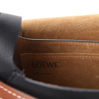 Loewe Grained Calfskin Small Gate Crossbody Bag Pecan Black 8 of 10