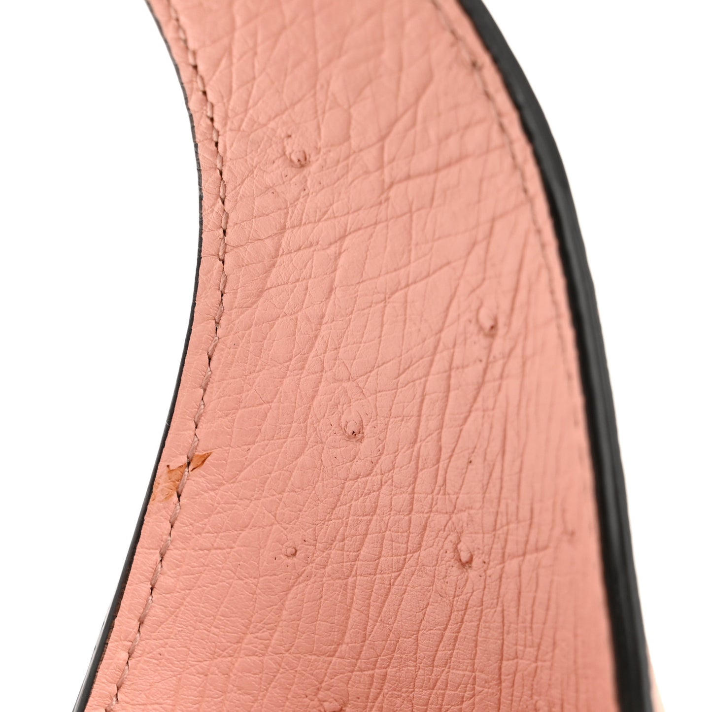 Snakeskin Ostrich Calfskin Small Jackie 1961 Hobo Pink Multicolor