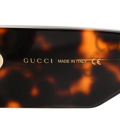 Gucci Acetate Monogram Shield Sunglasses GG0983S Havana 5 of 7