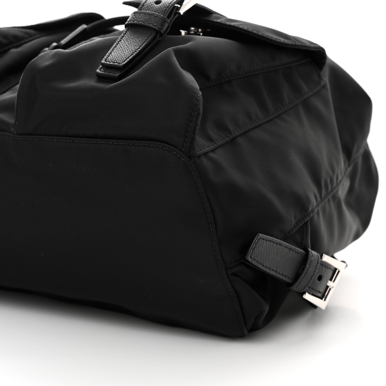 Prada Re-Nylon Tessuto Saffiano Medium Backpack Black 11 of 11
