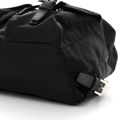 Prada Re-Nylon Tessuto Saffiano Medium Backpack Black 11 of 11