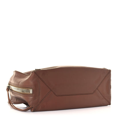 Balenciaga Supple Calfskin Papier Mini A4 Zip Around Tote Marron Tabacco 4 of 15