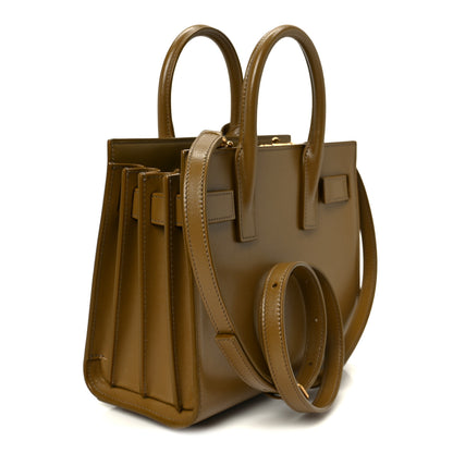 Saint Laurent Calfskin Nano Supple Sac De Jour Green Ink 3 of 9