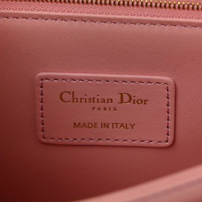Christian Dior Lambskin Cannage My Dior Top Handle Bag Old Rose 6 of 13