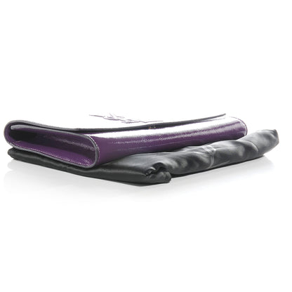 Saint Laurent Patent Belle de Jour Clutch Purple 4 of 7