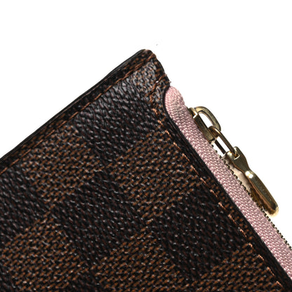 Louis Vuitton Damier Ebene Neverfull MM GM Pochette Rose Ballerine 9 of 10