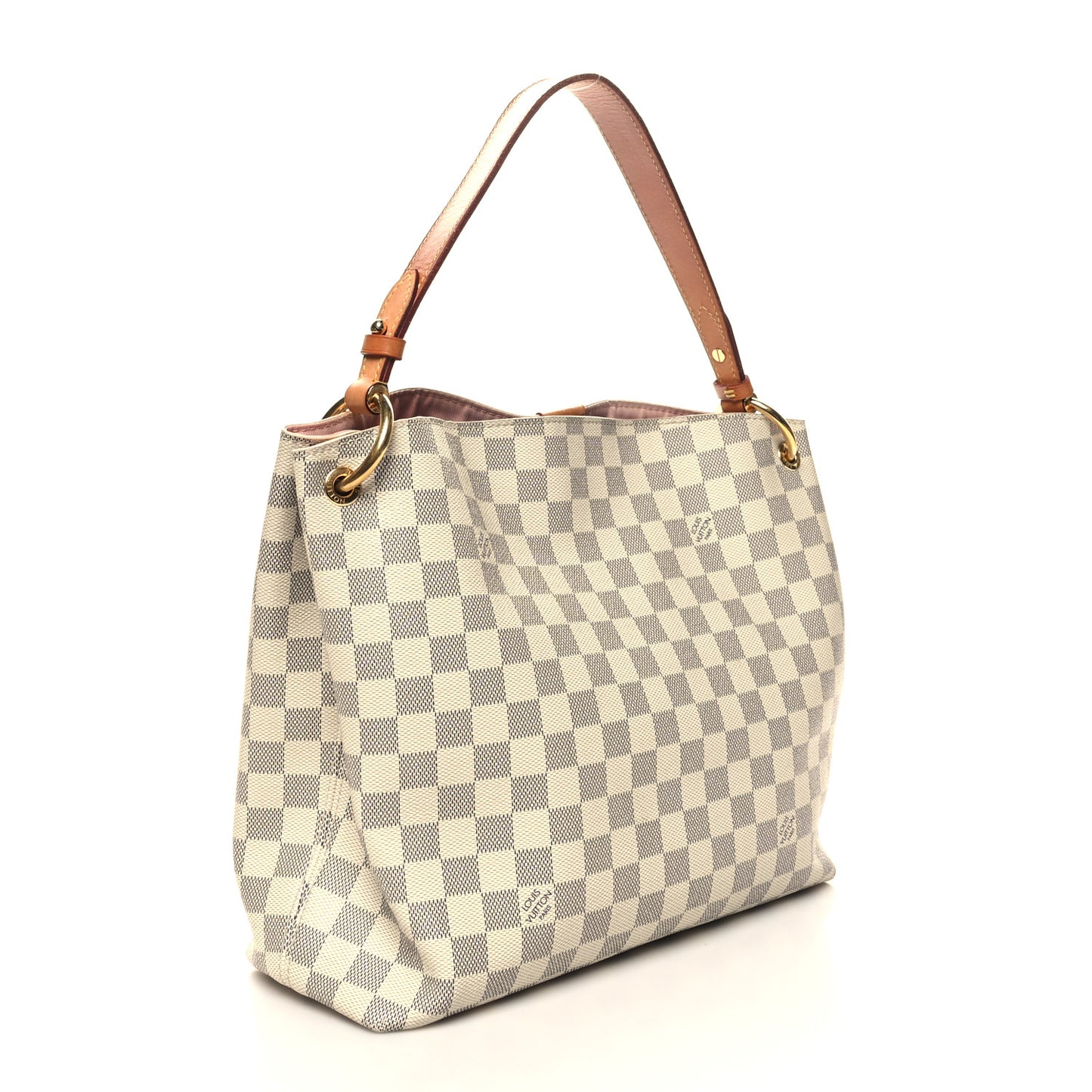 Damier Azur Graceful PM Rose Ballerine