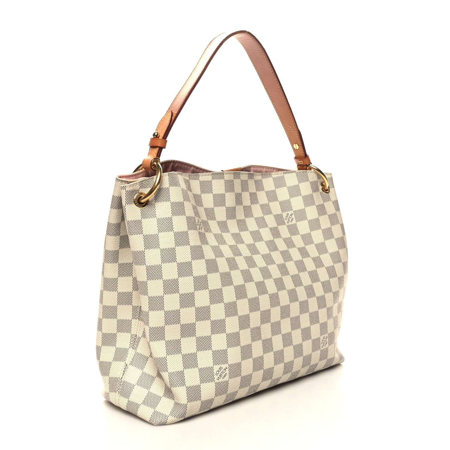 Louis Vuitton Damier Azur Graceful PM Rose Ballerine 3 of 11