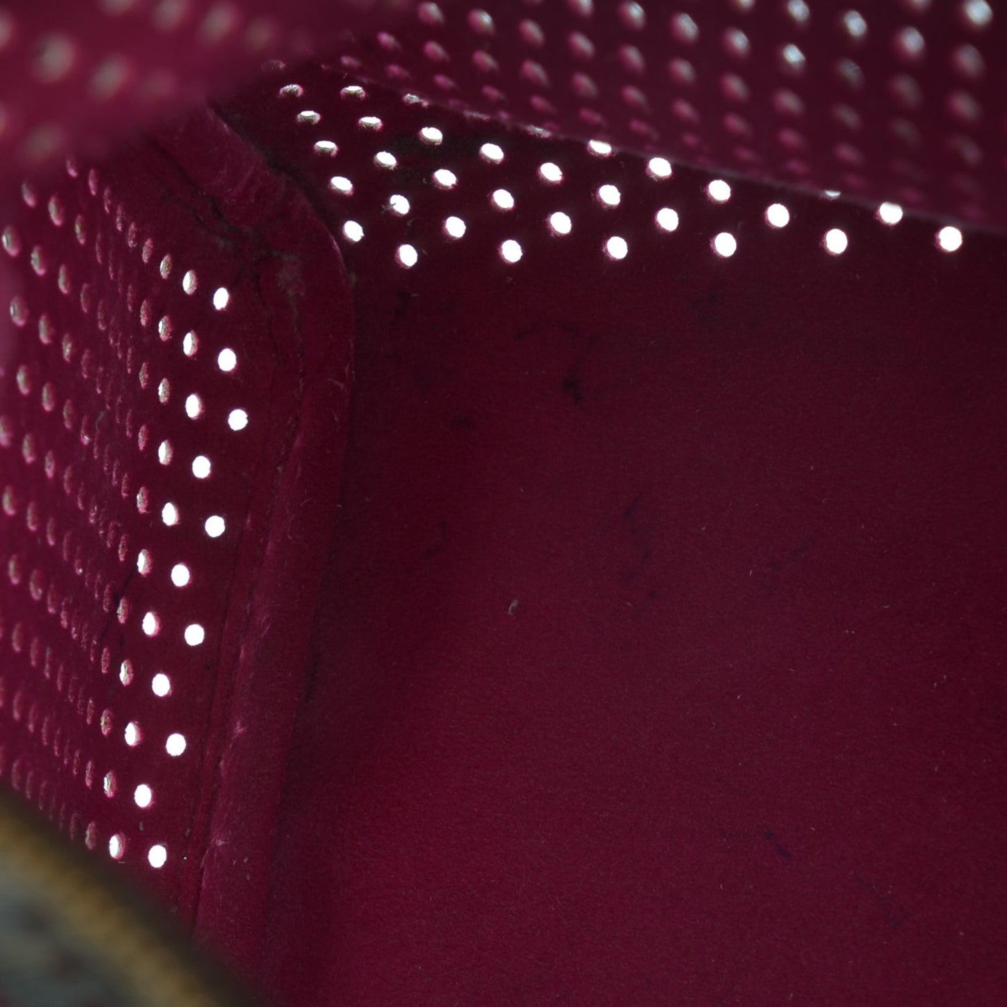 Monogram Perforated Speedy 30 Fuchsia