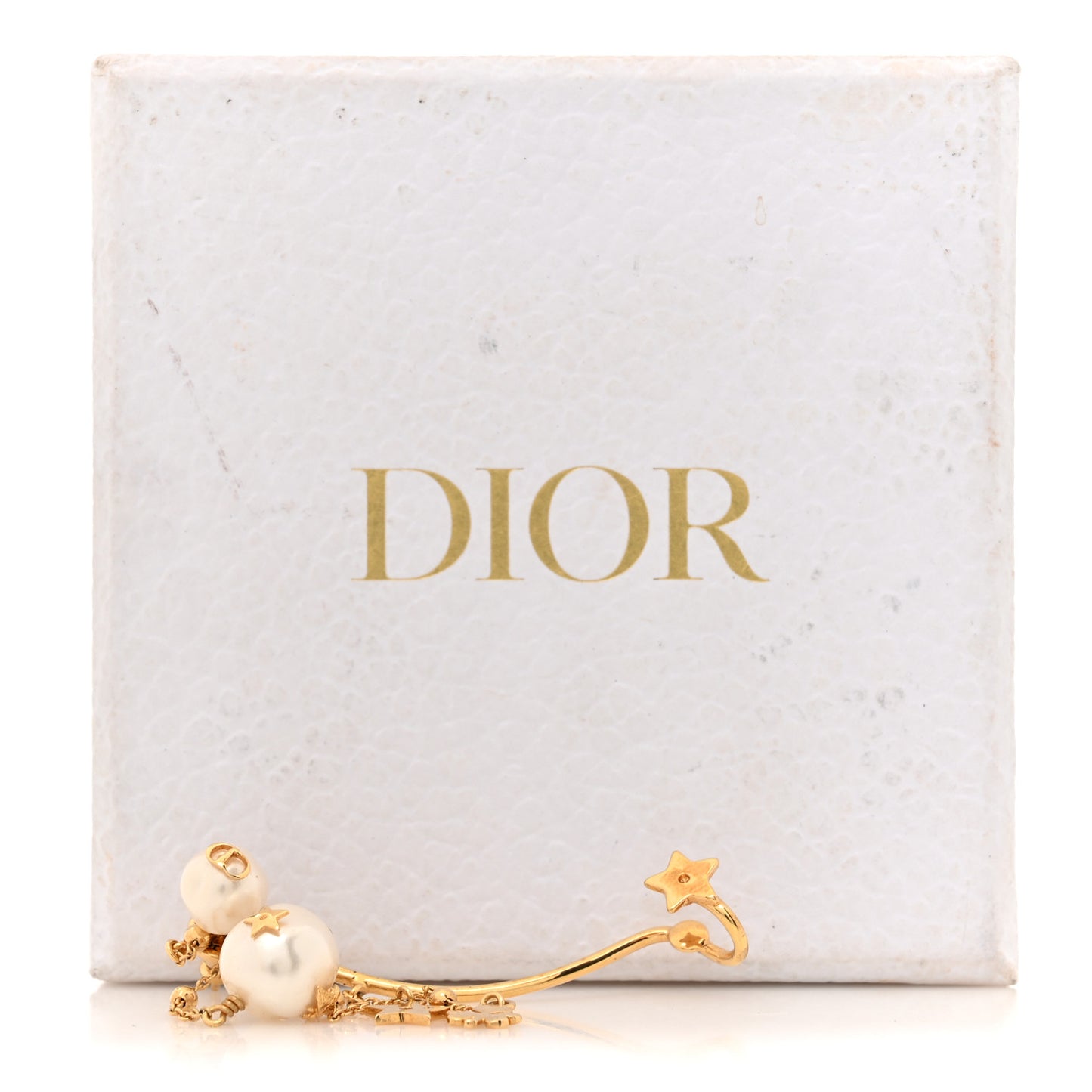 Pearl Perles De Desir Ear Cuff Gold White