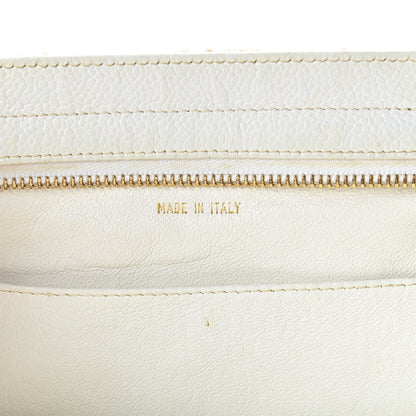 Chanel Caviar Quilted Shoulder Bag White 7 of 17