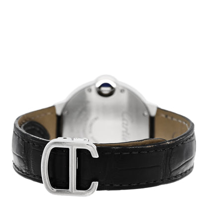 Cartier Stainless Steel Alligator 33mm Ballon Bleu De Cartier Automatic Watch 3 of 5