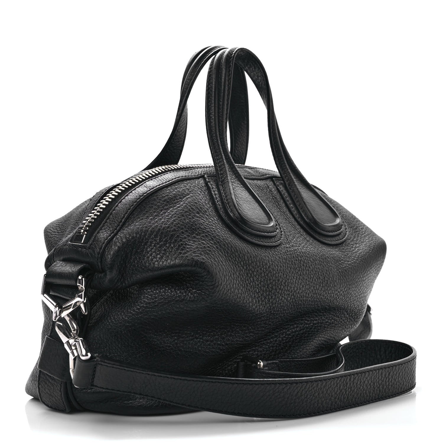 Givenchy Pebbled Calfskin Medium Nightingale Black 3 of 12