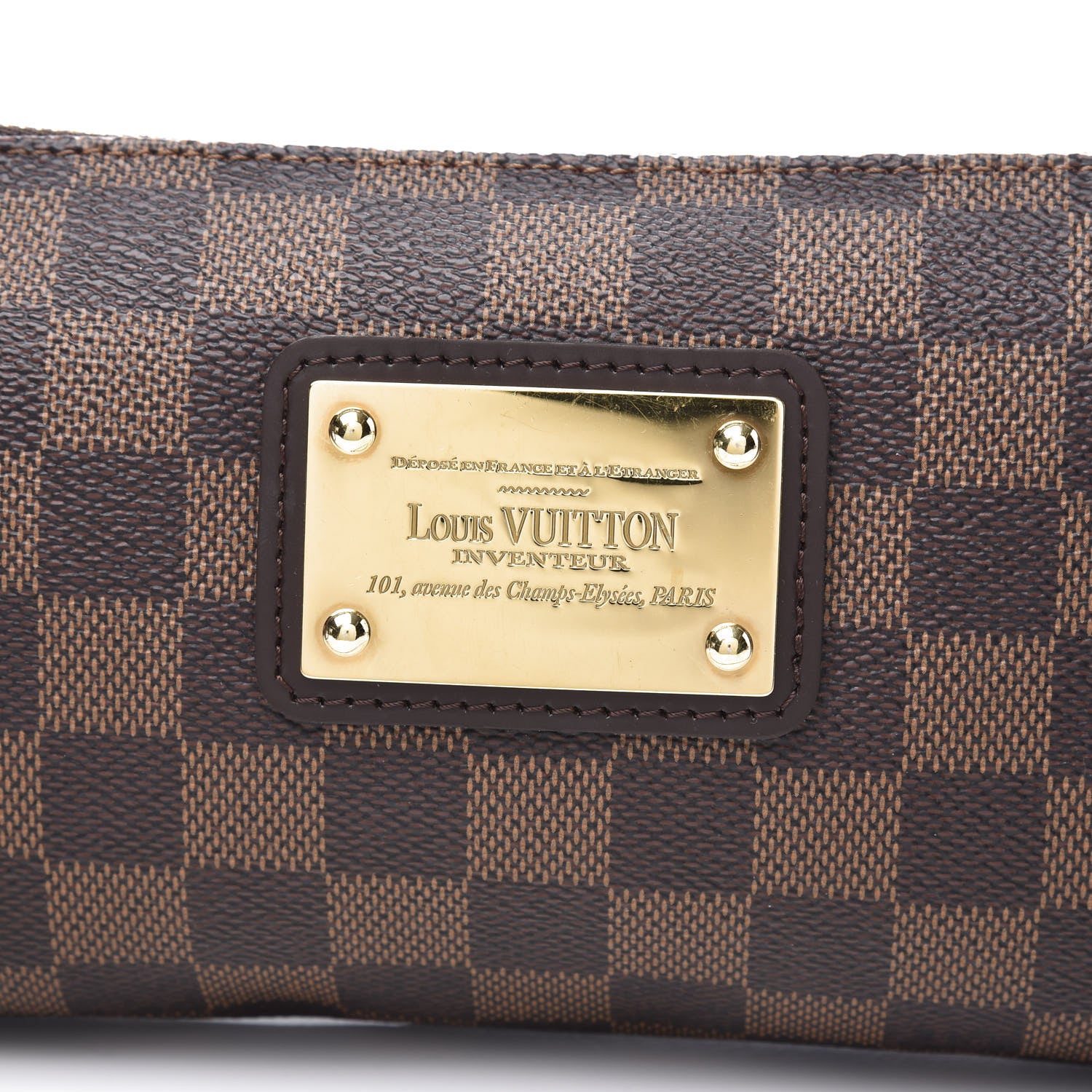 Louis Vuitton Damier Ebene Eva Clutch 9 of 9
