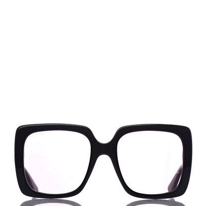 Gucci Crystal Square Frame GG Sunglasses GG0418S Black Pink 2 of 8