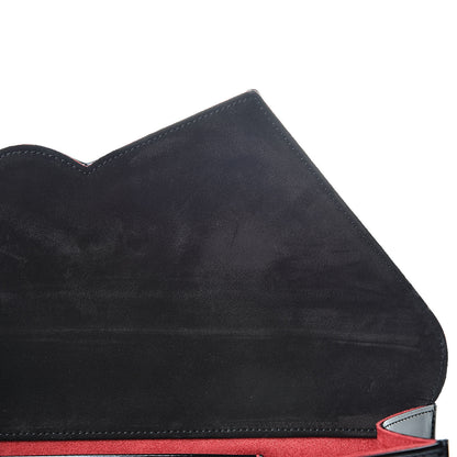 Christian Louboutin Patent So Kate Baguette Clutch Black 8 of 9