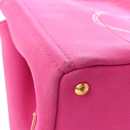 Prada Canapa Small Logo Tote Fuxia 10 of 19