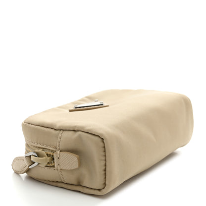 Prada Re-Nylon Micro Pouch  Desert Beige 4 of 8