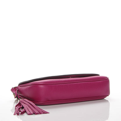 Gucci Cellarius Calfskin Medium Soho Flap Crossbody Bright Bouganville 4 of 7
