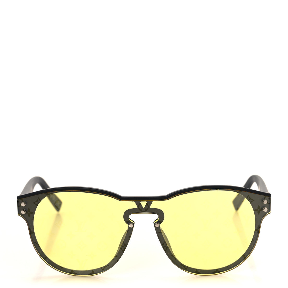Louis Vuitton Monogram Waimea Sunglasses Z1887E Yellow 2 of 6
