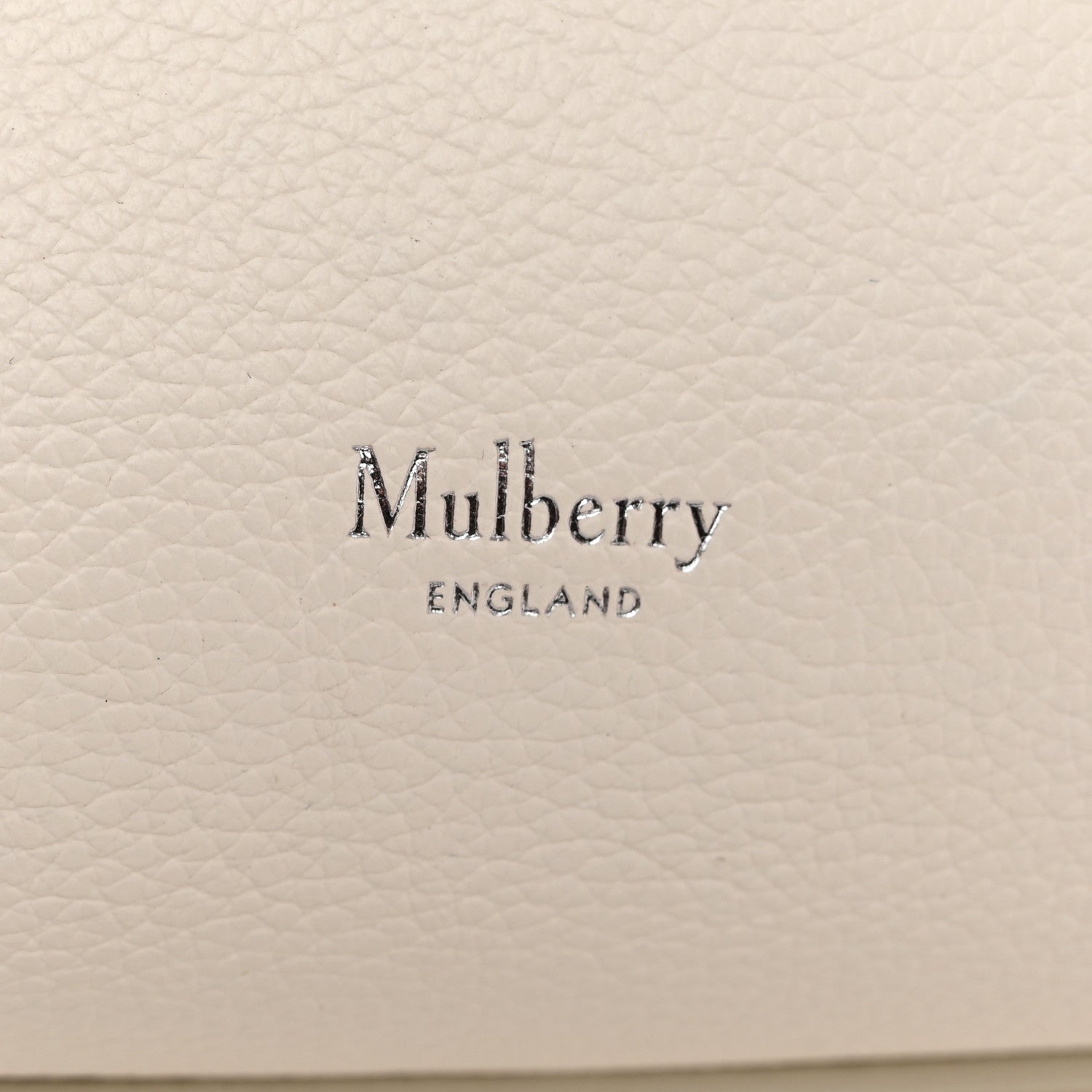 Mulberry Heavy Grain Small Iris Tote Chalk Black 6 of 9