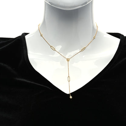 Roberto Coin 18K Yellow Gold Diamond Barocco Y Drop Necklace 2 of 5