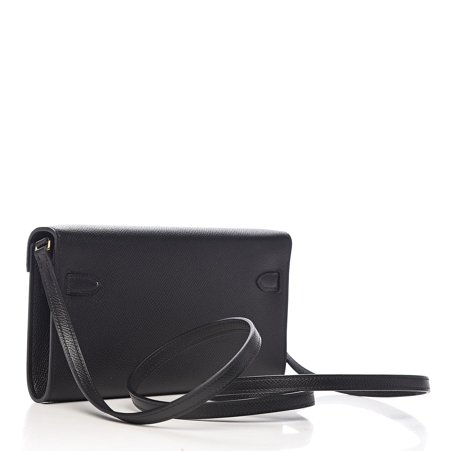 Hermes Epsom Kelly Wallet To Go Black 3 of 11