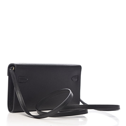 Hermes Epsom Kelly Wallet To Go Black 3 of 11