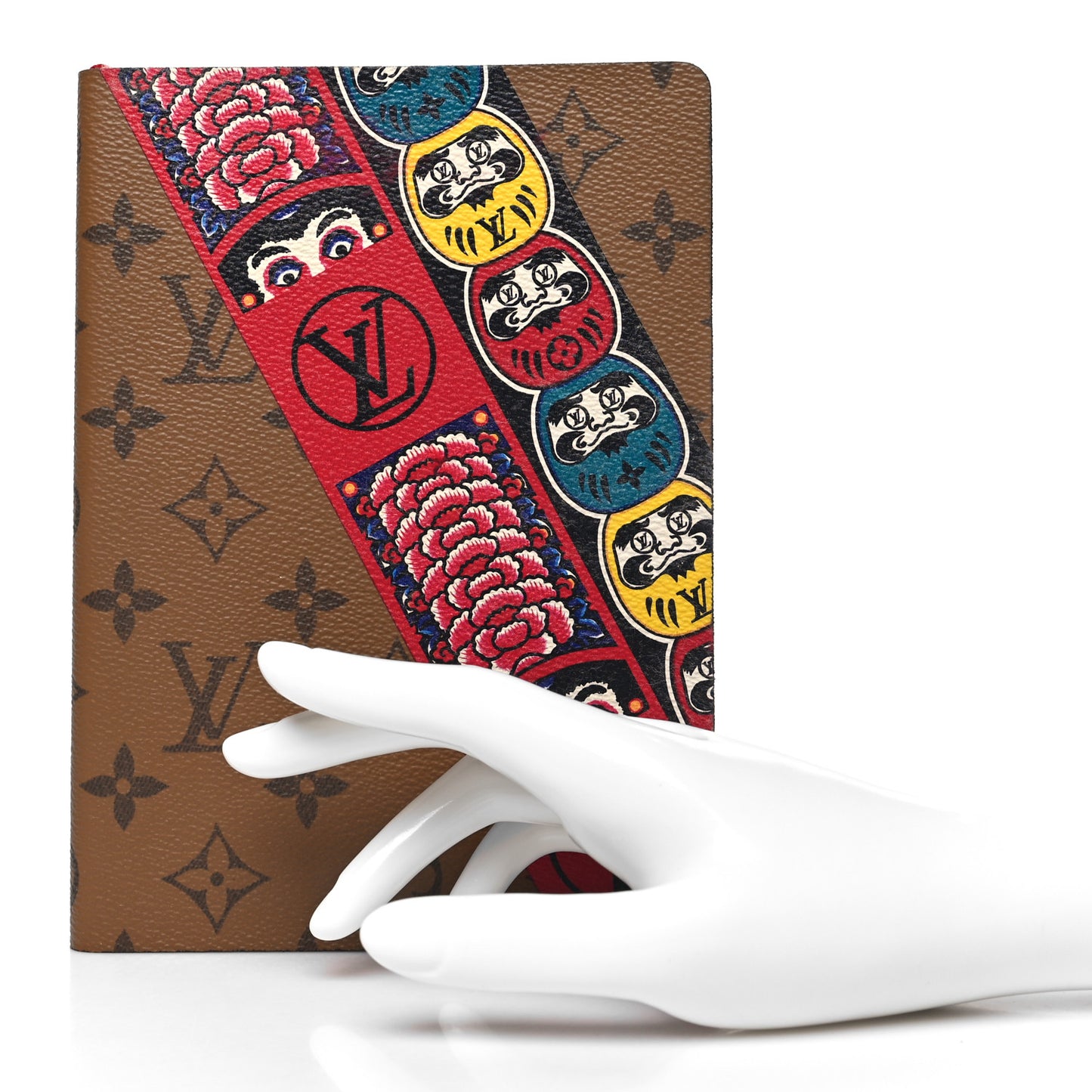 Reverse Monogram Kabuki Stickers Clemence Notebook