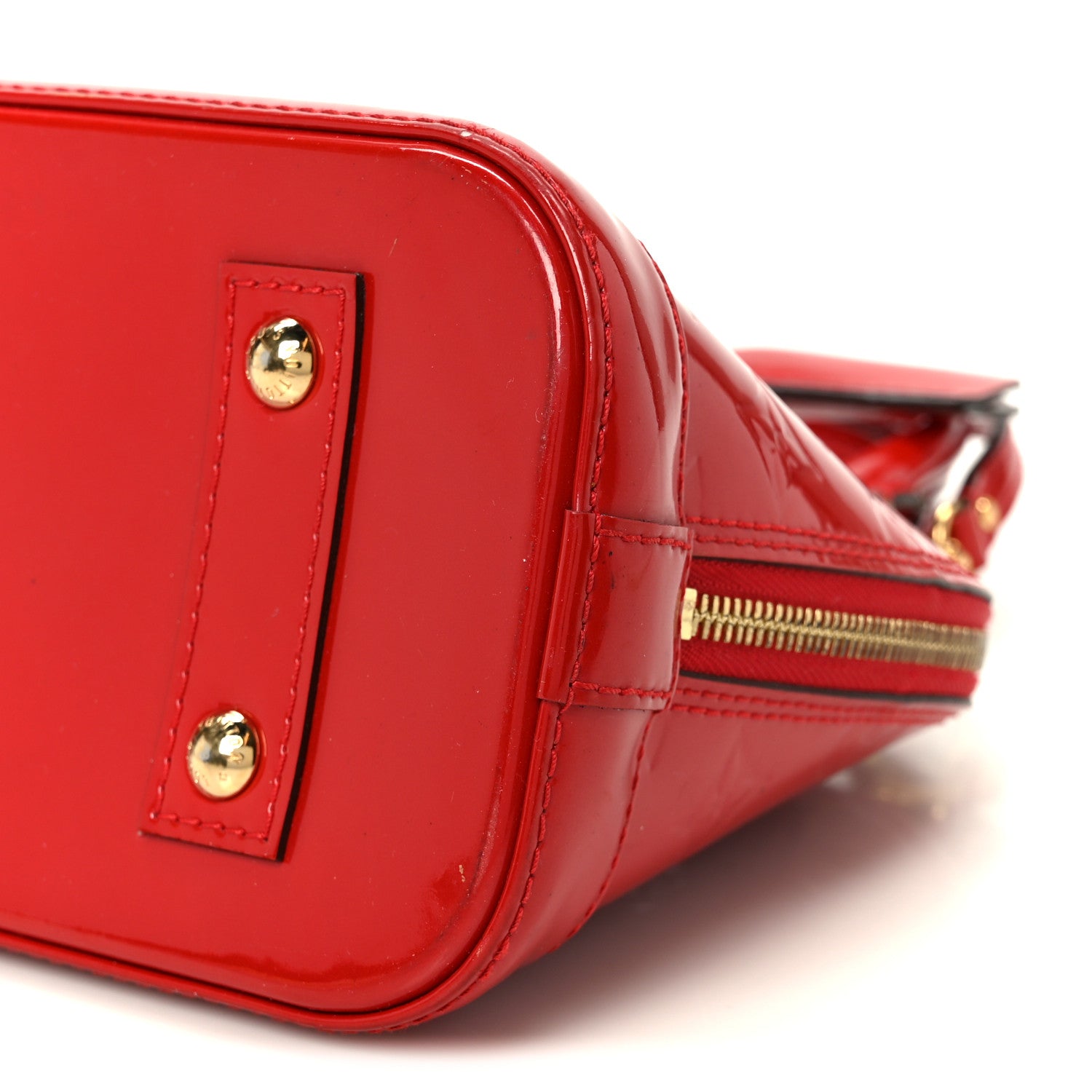 Louis Vuitton Vernis Alma BB Pomme D'Amour 12 of 13