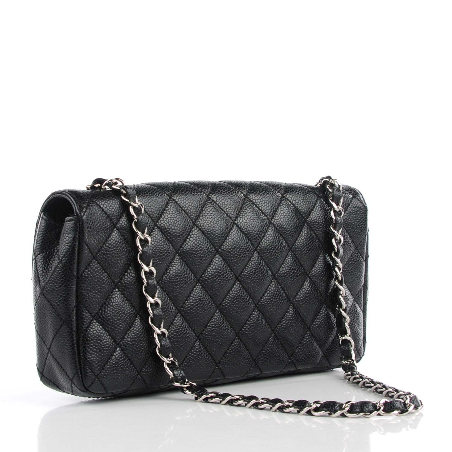 Chanel Caviar Quilted East West Flap Black 3 of 8