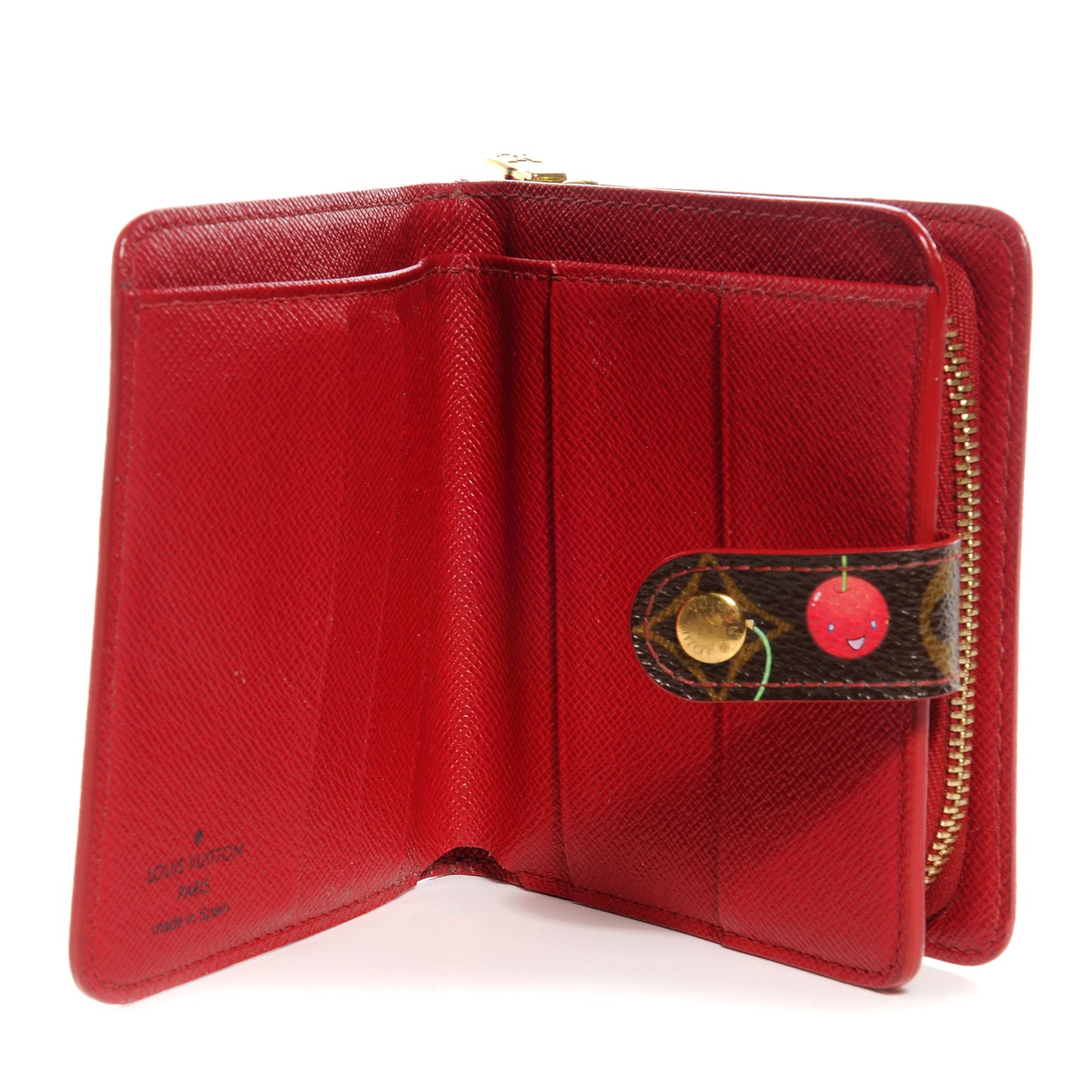 Monogram Cerises Compact Zippe Wallet