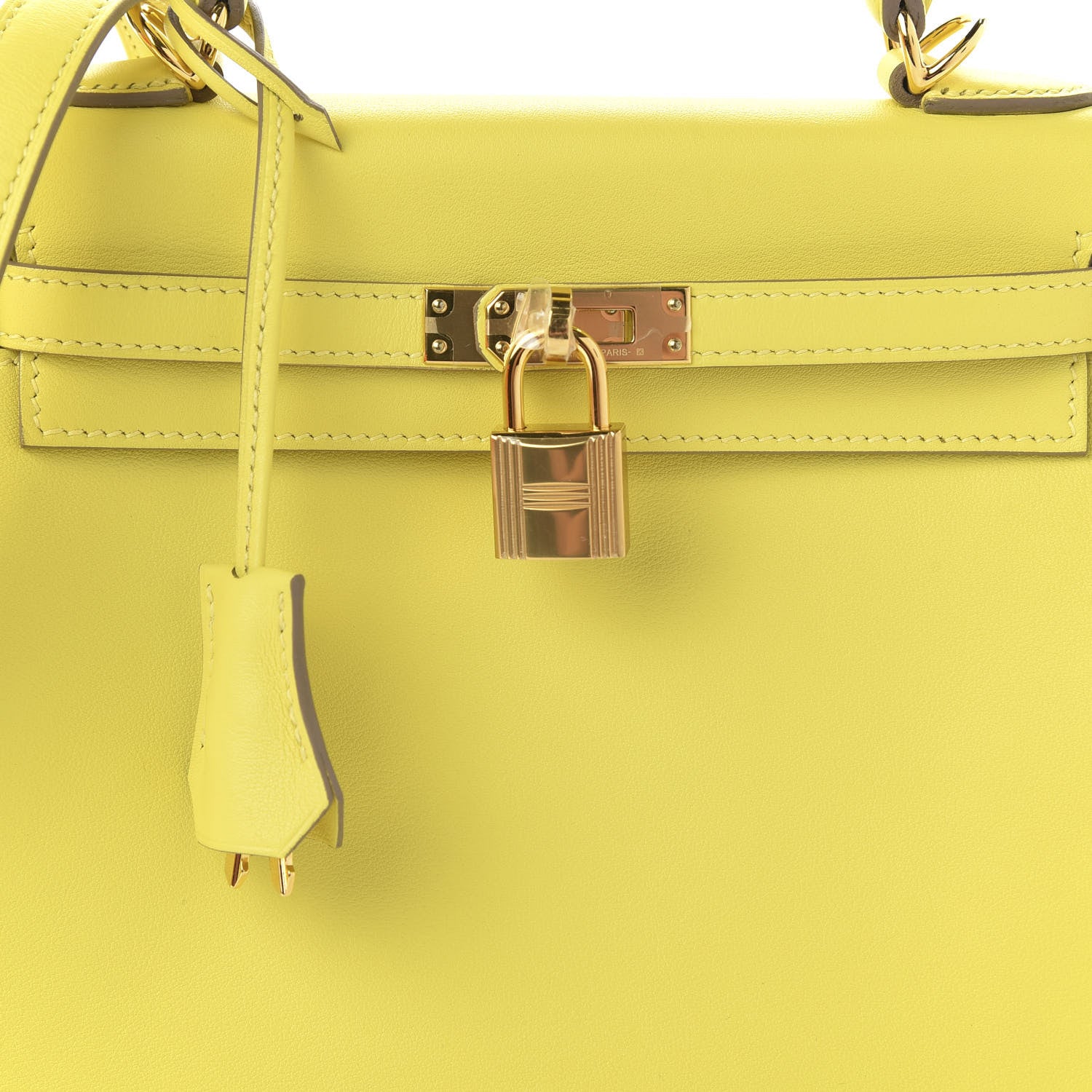 Hermes Swift Kelly Retourne 25 Lime 11 of 12