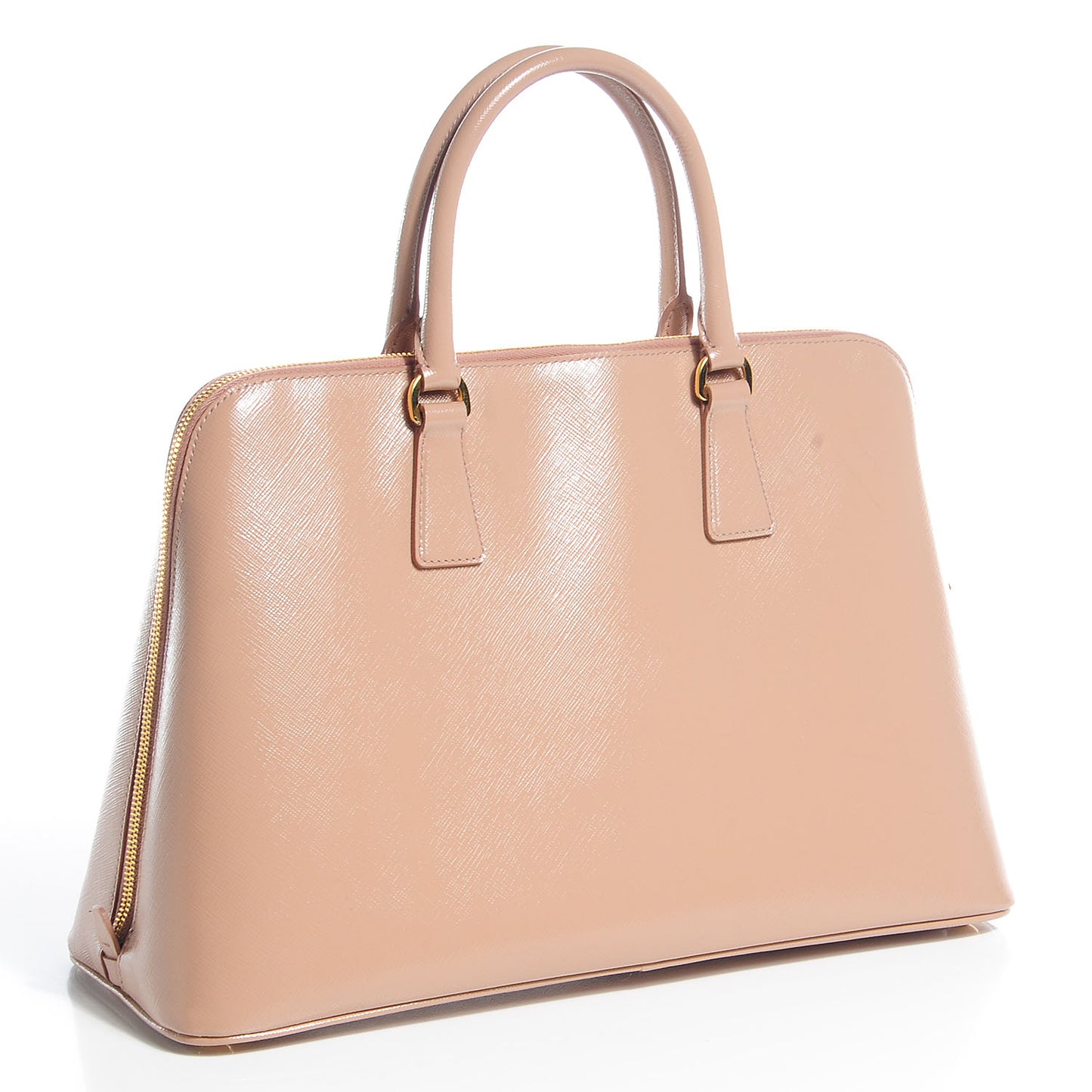 Saffiano Vernice Promenade Tote Cammeo