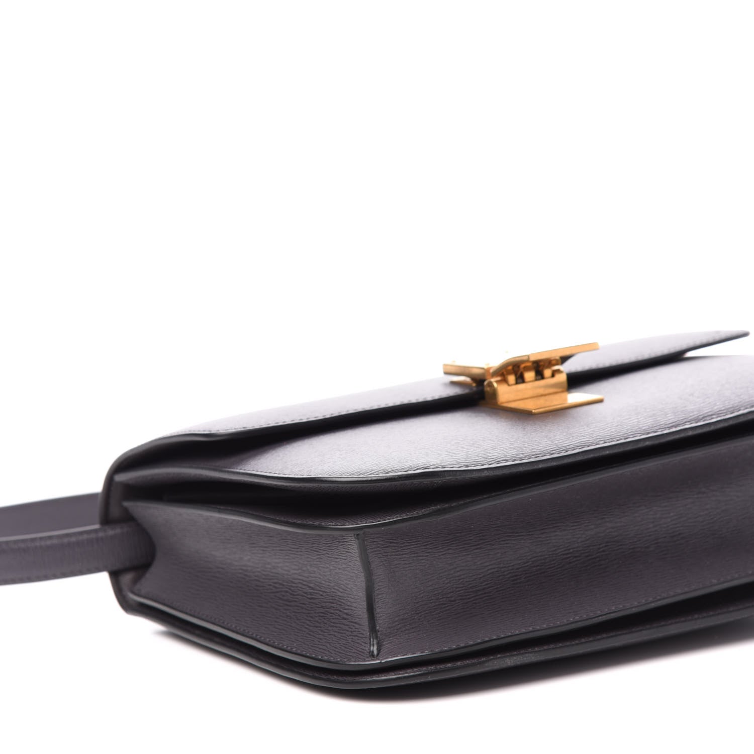 Celine Liege Calfskin Medium Classic Box Flap Bag Liquorice 8 of 10