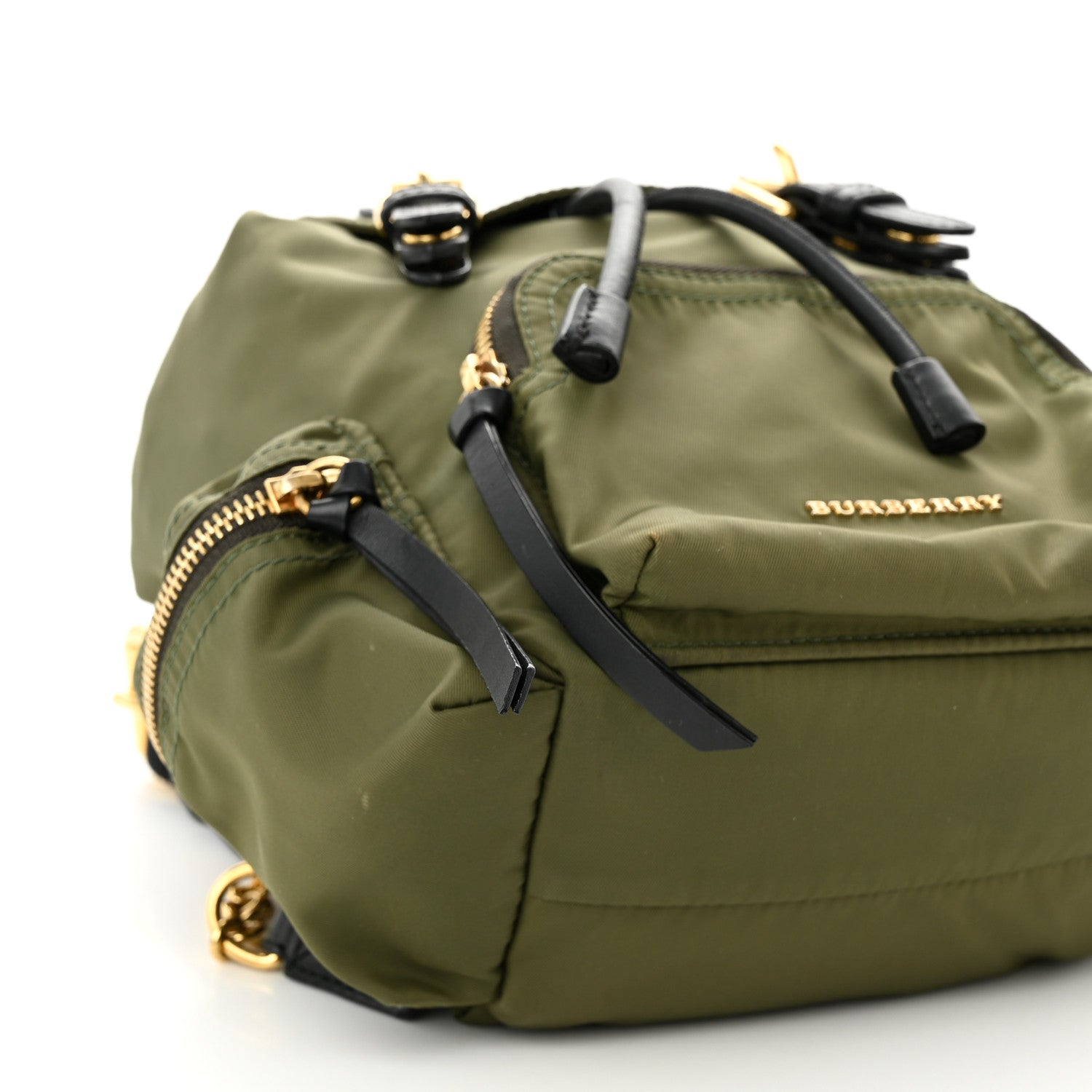 Burberry Nylon Small Crossbody Rucksack Backpack Canvas Green 9 of 10