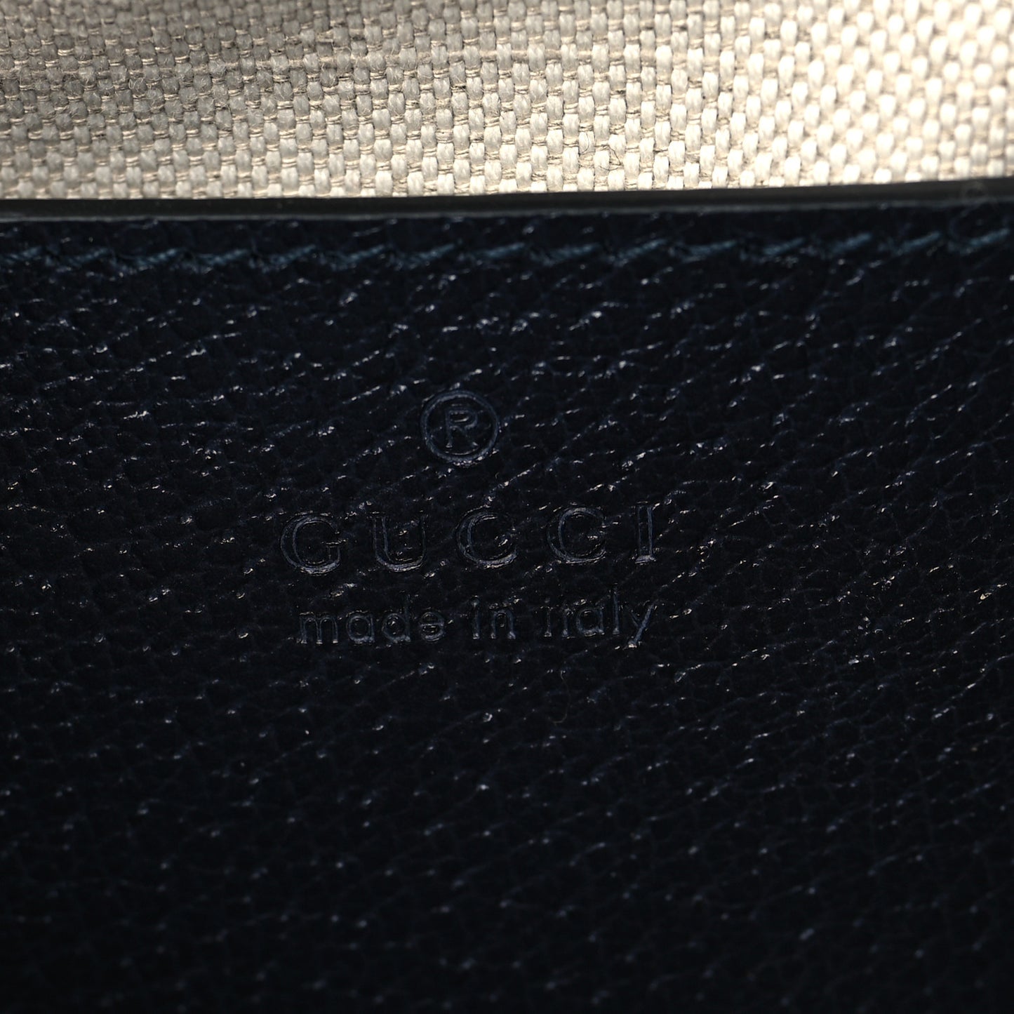 GG Supreme Monogram Textured Dollar Calfskin Web Small Ophidia Dome Shoulder Bag Beige Blue