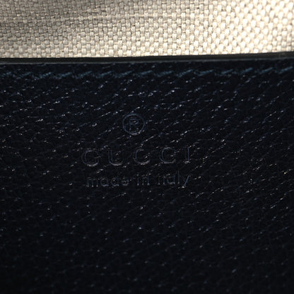 Gucci GG Supreme Monogram Textured Dollar Calfskin Web Small Ophidia Dome Shoulder Bag Beige Blue 6 of 10