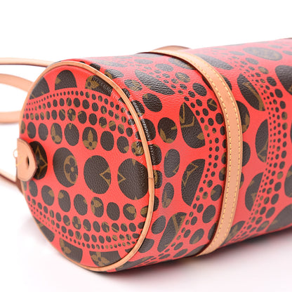 Louis Vuitton Monogram Kusama Pumpkin Dots Papillon 30 Red 7 of 12